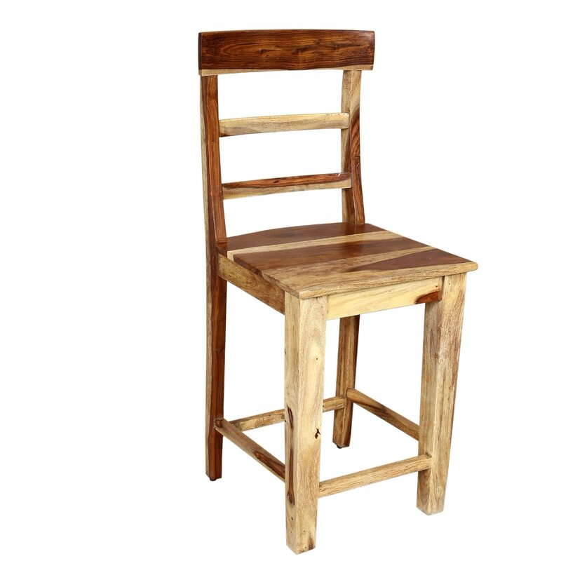 Traci Solid Wood 24" Counter Stool