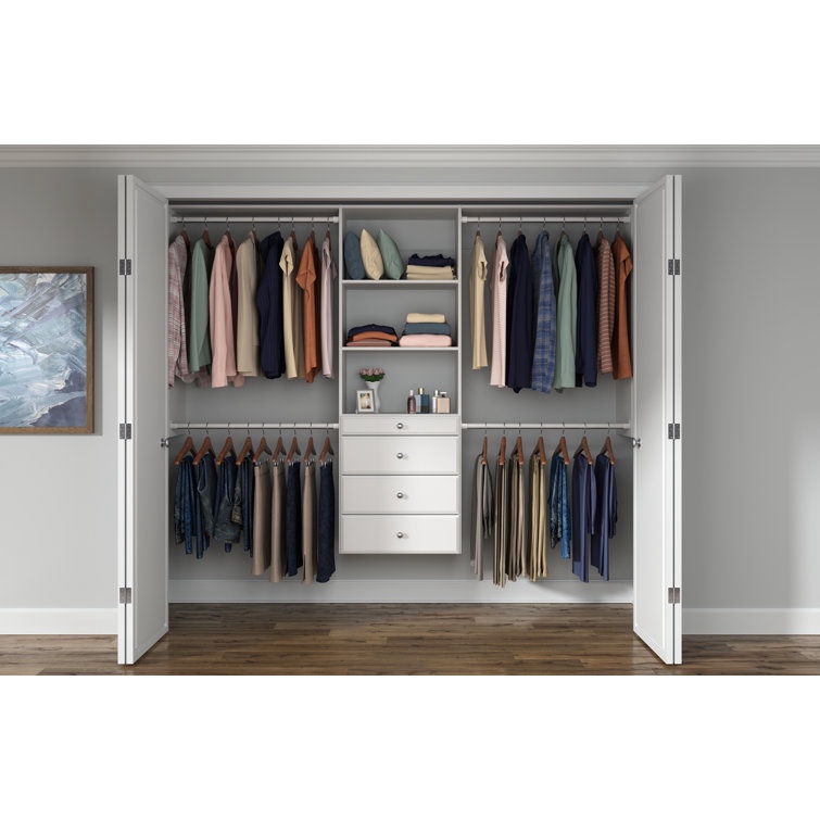 Grid 48'' - 96'' Closet System (Can Be Cut To Fit)