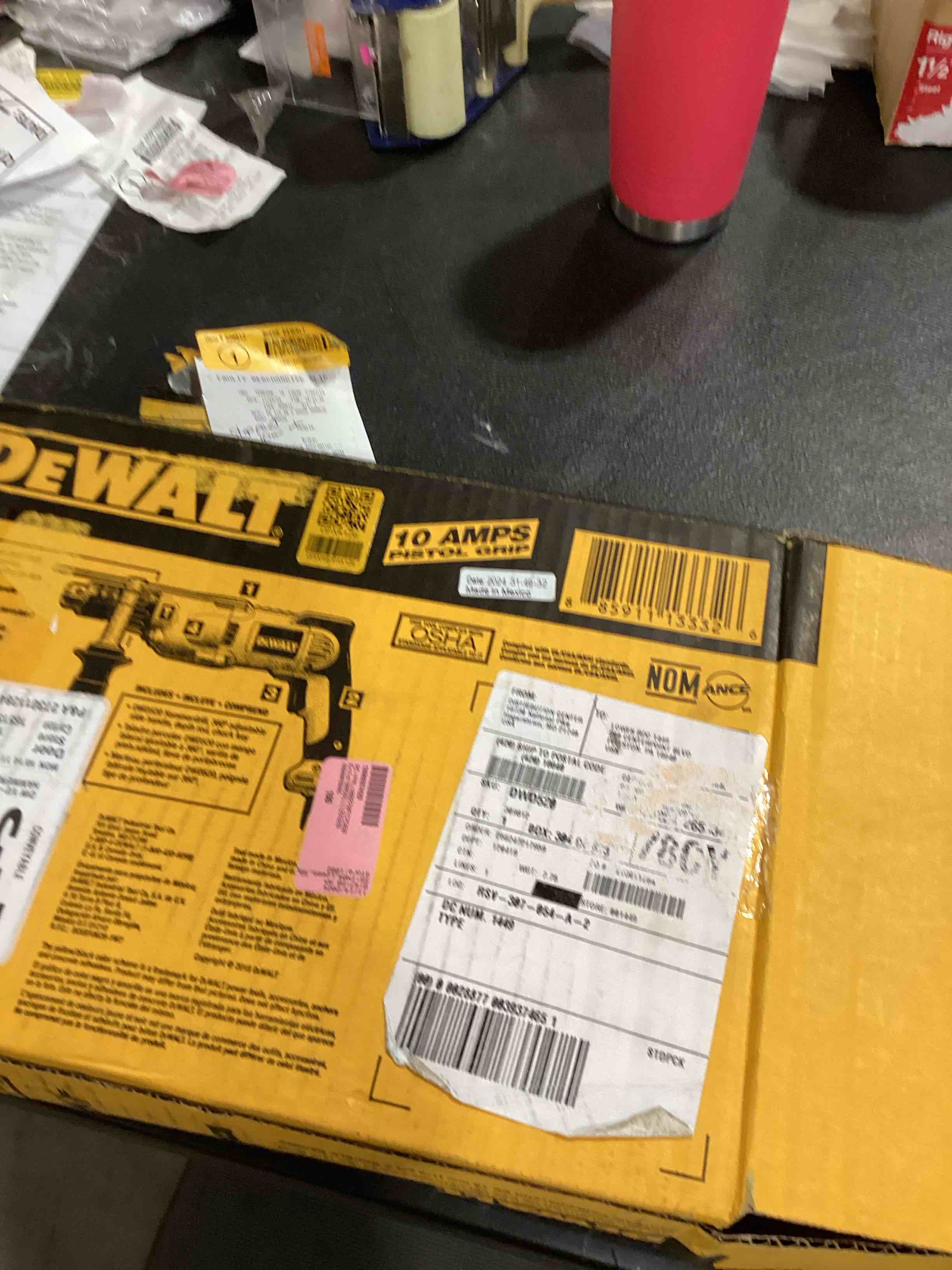 DEWALT Electric Drill, Pistol-Grip, 1/2-Inch, 10-Amp (DWD210G) , Yellow