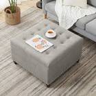 Boudicca Oversized Tufted Ottoman Bench for Living Room