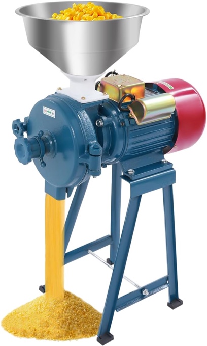 Electric Grain Mill Grinder Corn Wheat Feed Flour Cereal Grinding Machine 2200W