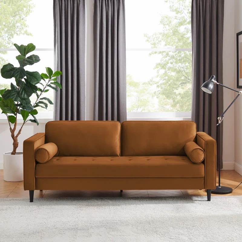 Jeses MINIMORE Modern Style Zakari 81.5" Mid-Century Modern Design Sofa