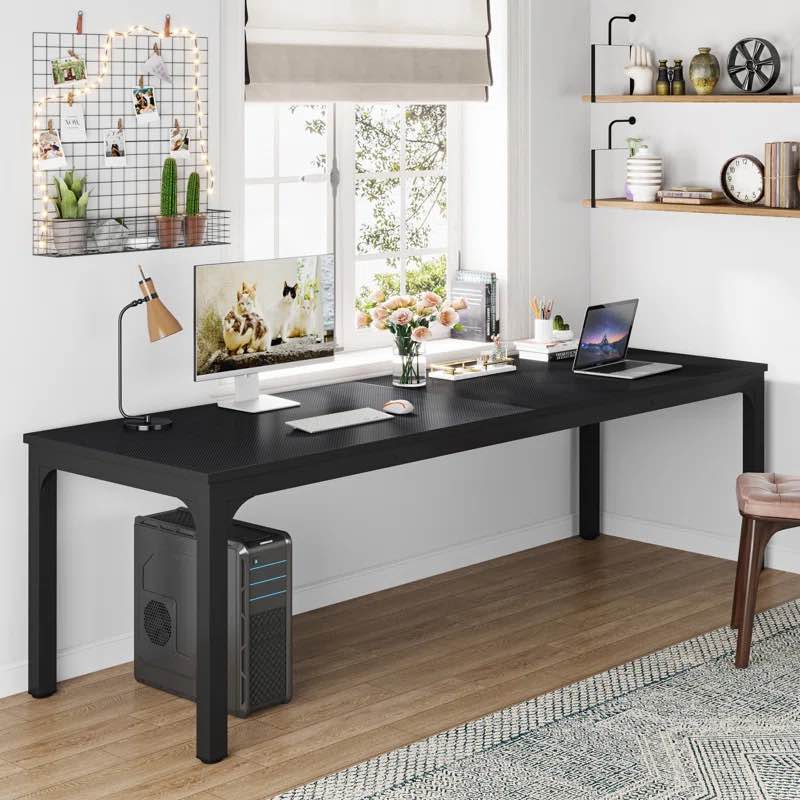 Alyzia 78.8'' W Rectangle Computer Desk