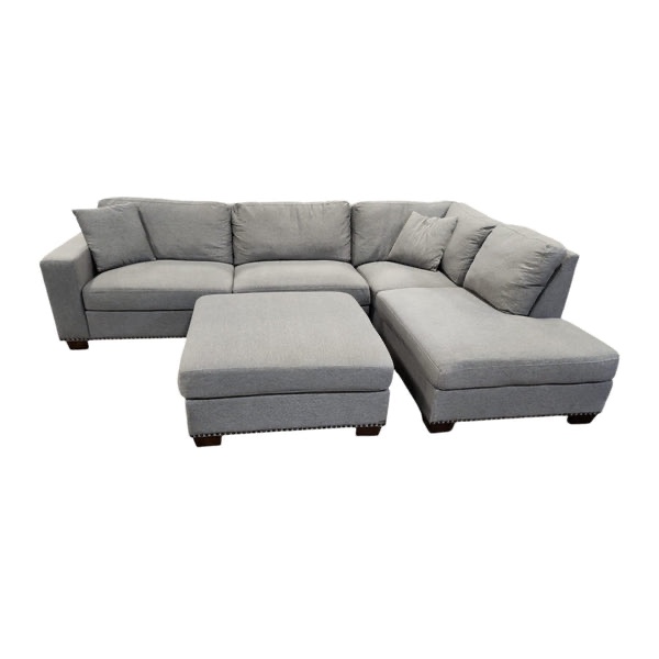 Thomasville Artesia Gray Sectional Couch