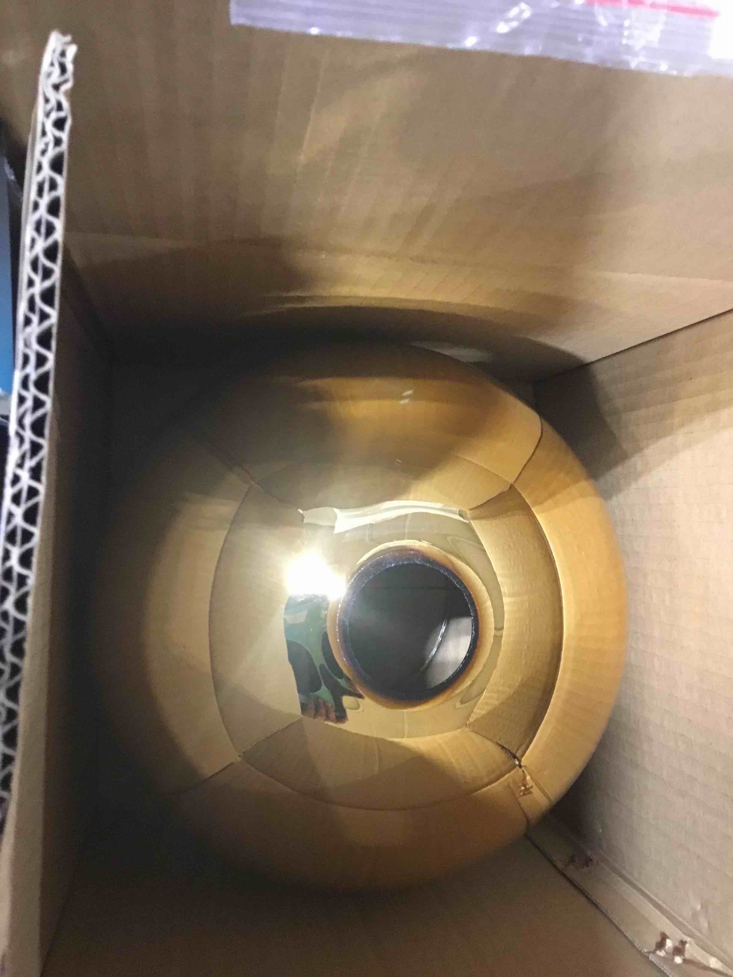 GOLD LONG LAMP  