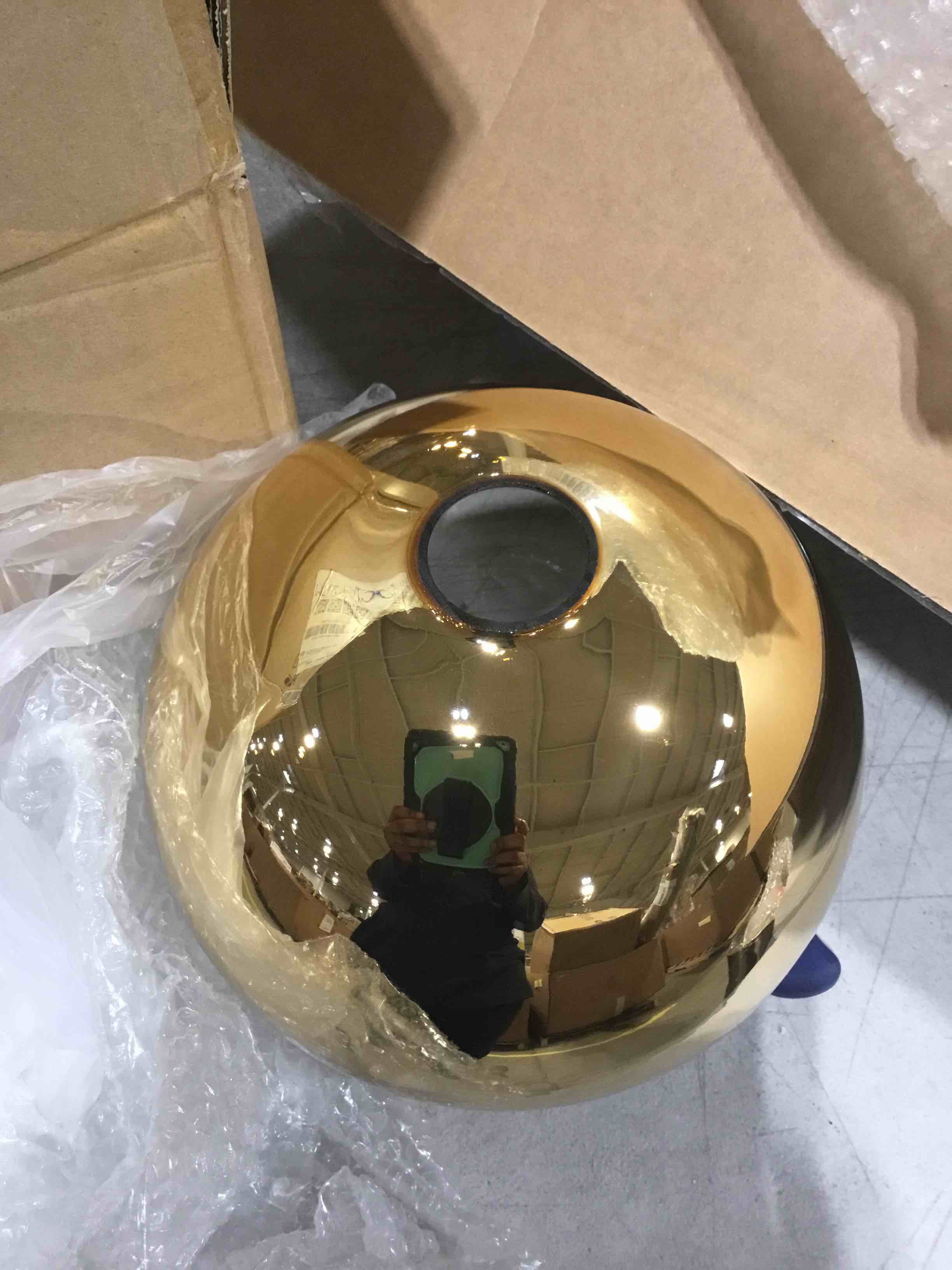 GOLD LONG LAMP