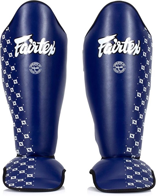 Fairtex SP5 Muay Thai Shin Guards for Men, Women, Kids | Shinguards are Premium, Lightweight & Durable | Extended Protection to Avoid shin splints During Training or Sparring