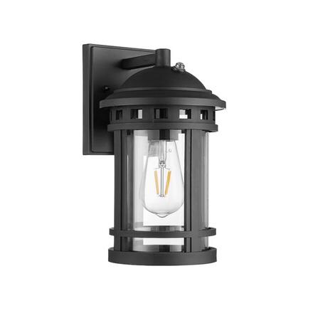 Harbor Breeze 1-Light Black Outdoor Wall Light