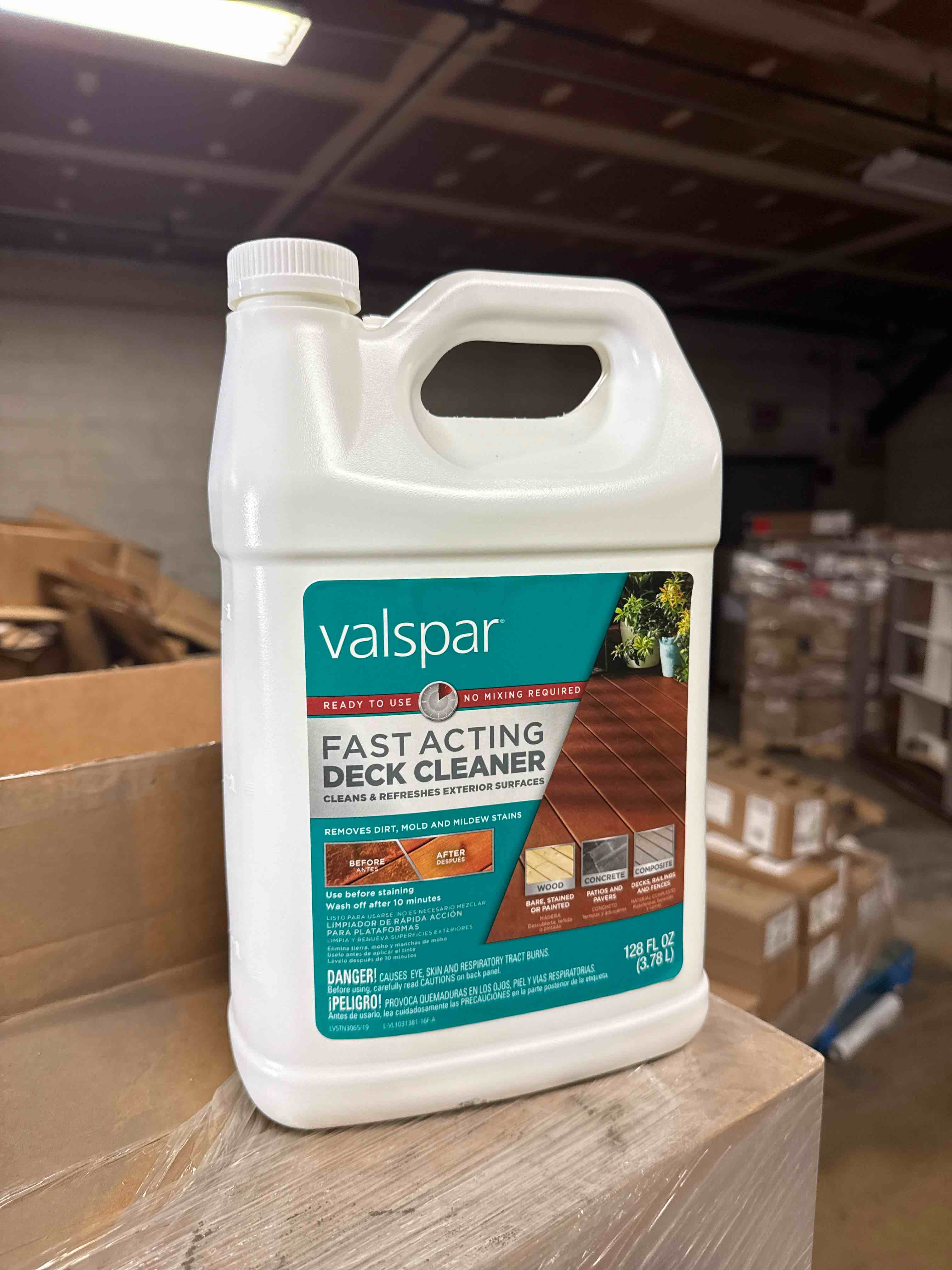 Valspar Cleaner Deck Fast-Acting 1GA VL1031381-16