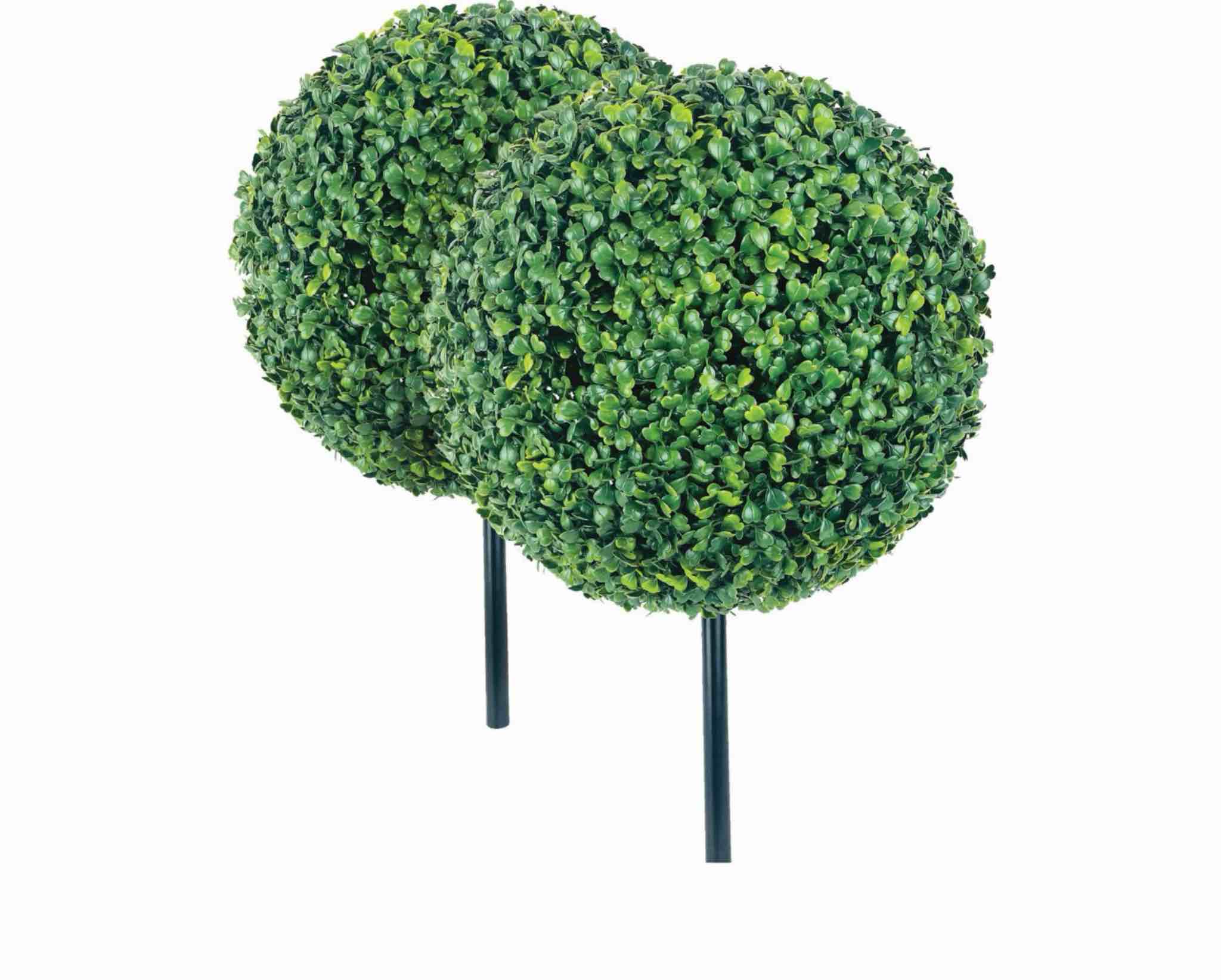 Faux 15" Round Boxwood Balls, 2pk