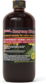 Soursop Bitters Bottles 16oz - Natural Remedy for Colon Cleansing