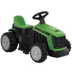 Huffy - Broadlawn 12V Mini Mower Ride On Toy for Kids - Green, black