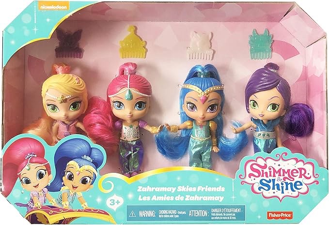 Mattel Shimmer and Shine Zahramay Skies Friends - Shimmer, Shine, Leah and Zeta Zahramay Skies