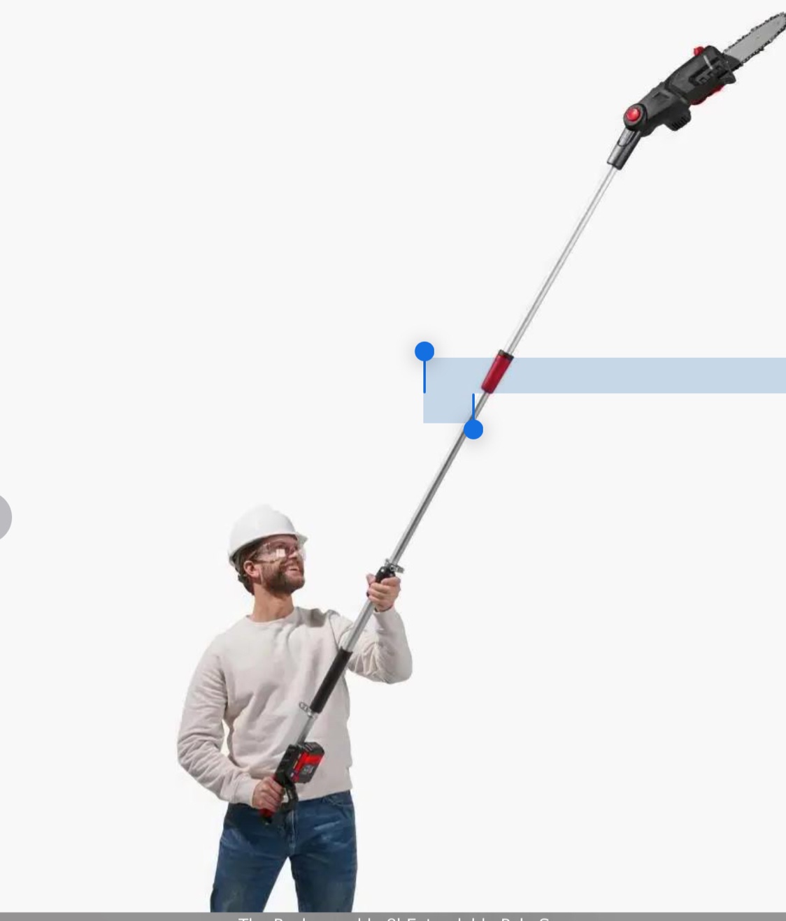 The Rechargeable 8' Extendable Pole Saw