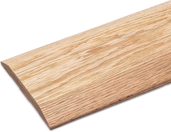 6" Wide x 5/8" High Unfinished Oak Threshold part number W-80-U (4 FT Long)