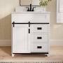 MORRISTON 30” vanity with top white