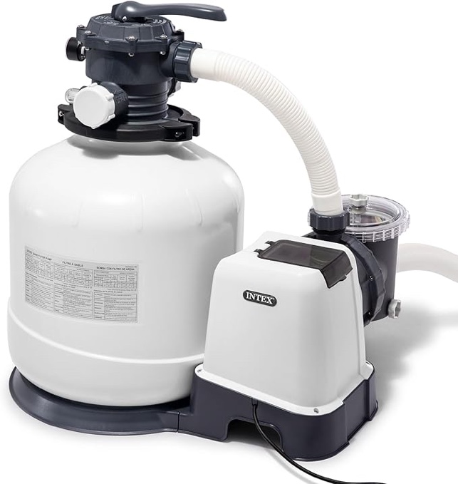 Intex 26651EG 3,000 GPH Above Ground Pool Sand Filter Pump with Automatic Timer”MAYBE BROKEN