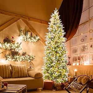 hoyechi 7.5ft pencil Christmas tree 