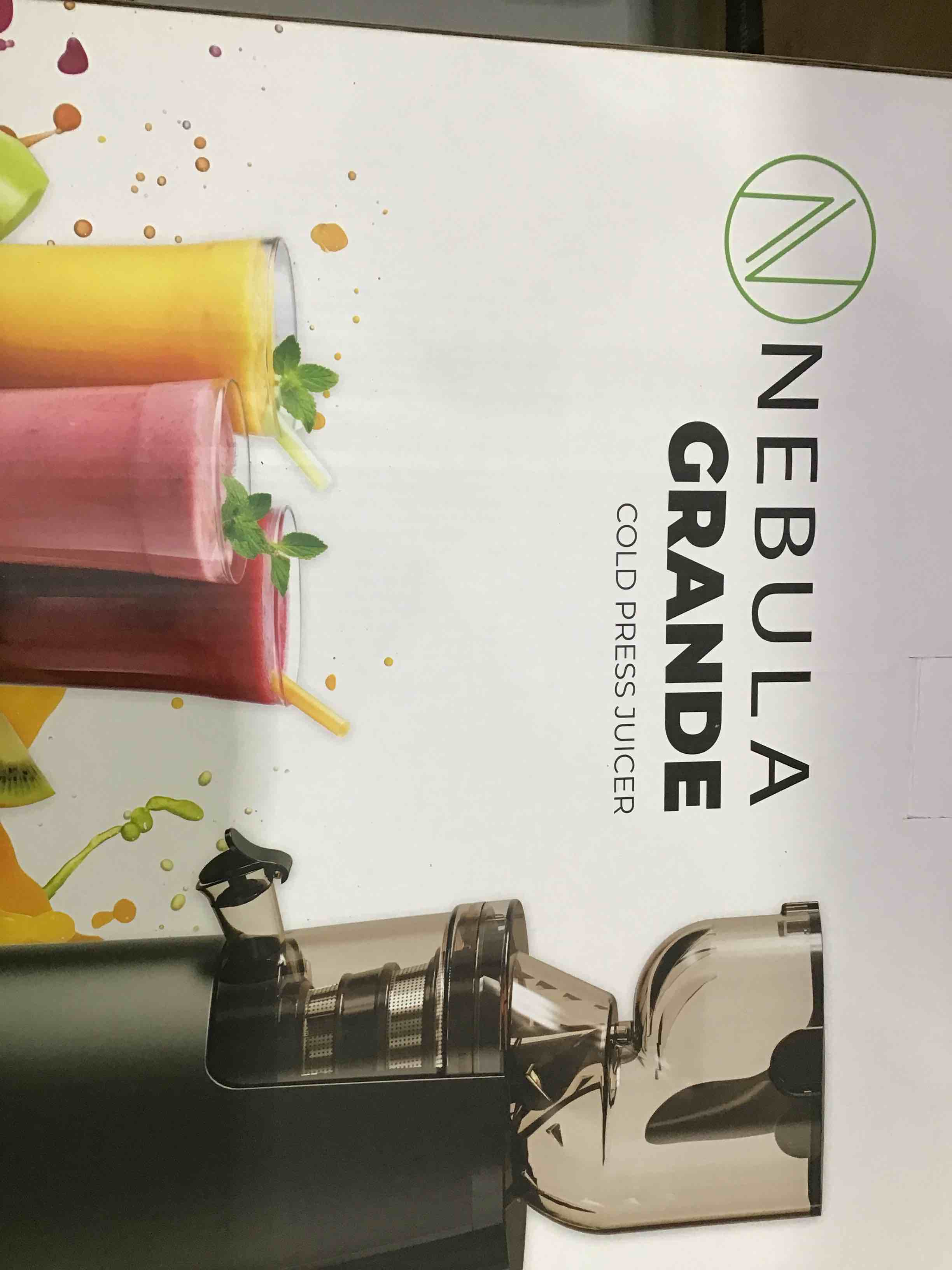 Nebula grande cold press juicer similar to stock photo