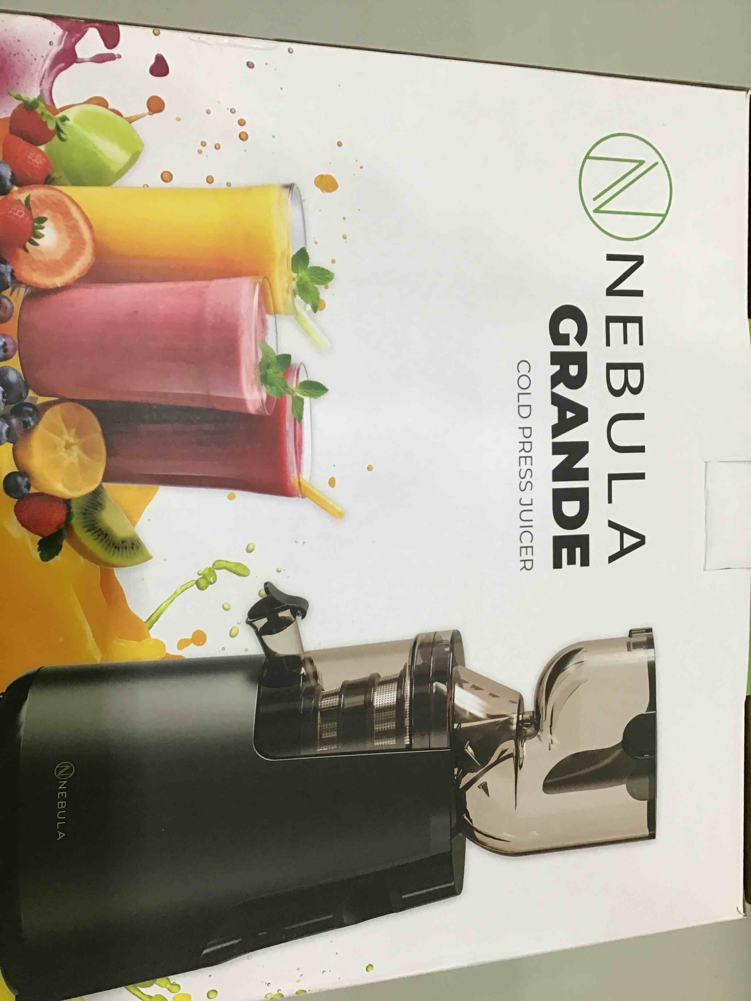 Nebula grande cold press juicer similar to stock photo