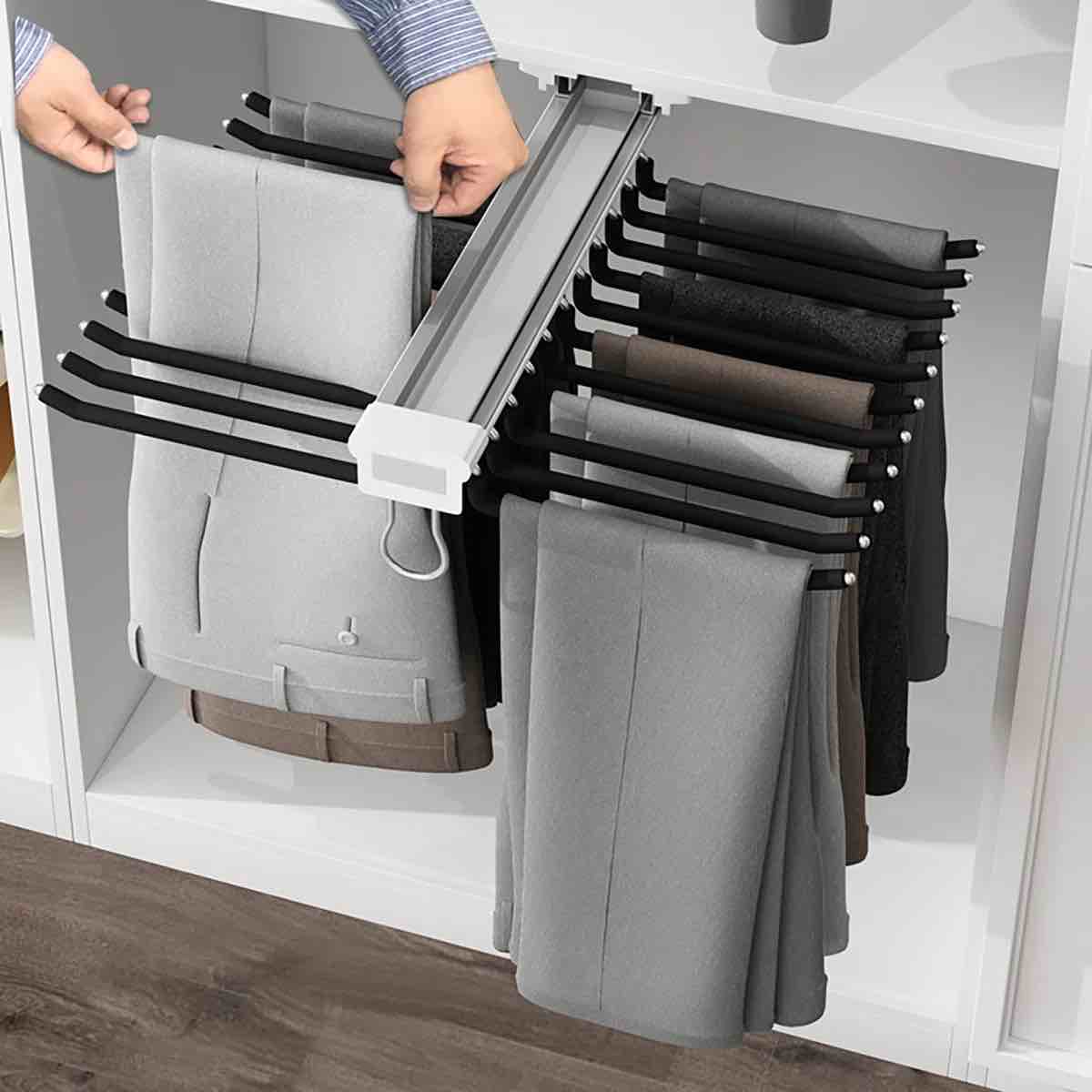 Metal Wardrobe Pants Rack
