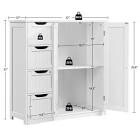 Marbeth 32? L × 12? W × 33? H Bathroom Cabinet with 4 Drawers