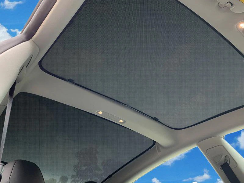*similar to stock photo*tesla model 3 glass roof sunshade