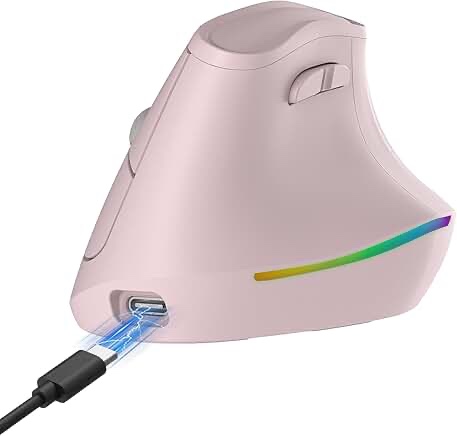 Logitech Lift Vertical Ergonomic Mouse, Wireless, Bluetooth or Logi Bolt USB receiver, Quiet clicks,