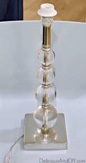 Clear crystal lamp 