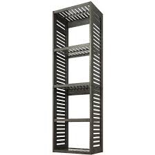 Grey hanging shelves 