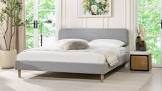 (incomplete only box 2 of 2) upholstered bed king similar to stock photo