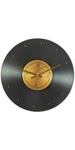 Vinyl vintage style wall clock 