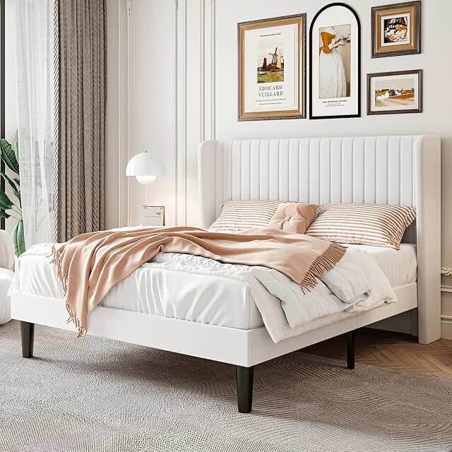 Upholstered bed (king)