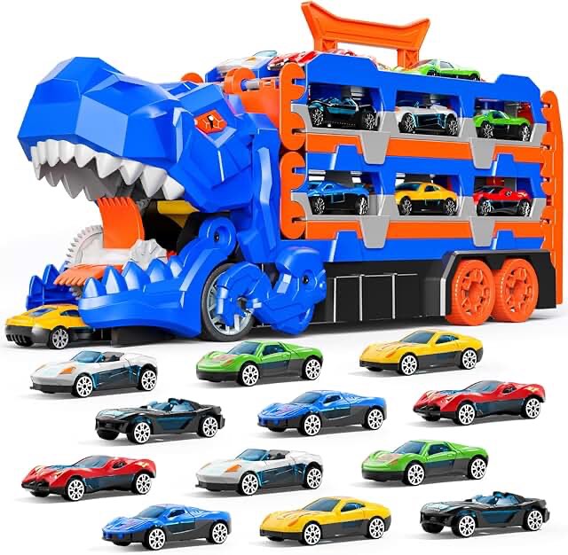 Dinosaur deformation cars