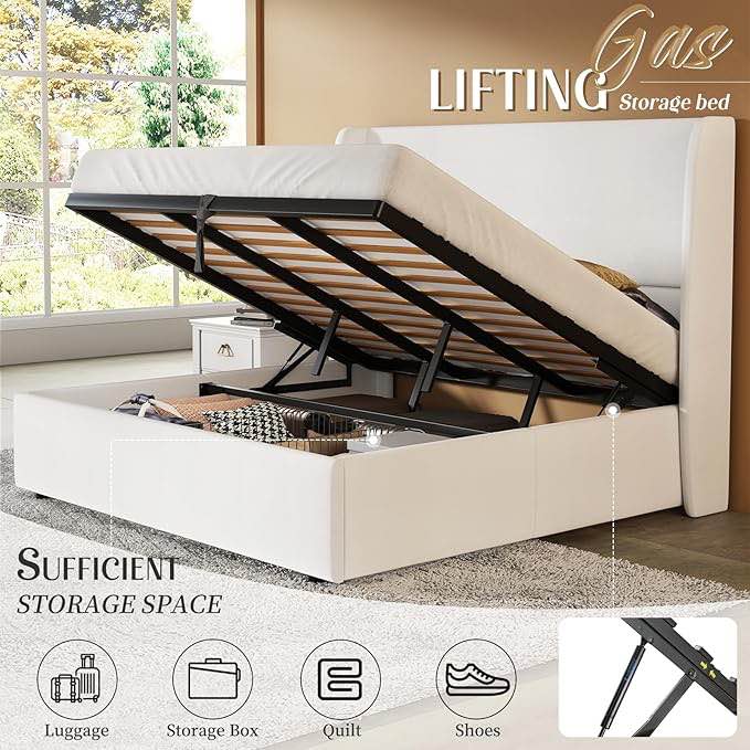 Brooklinn Upholstered Platform Storage Bed