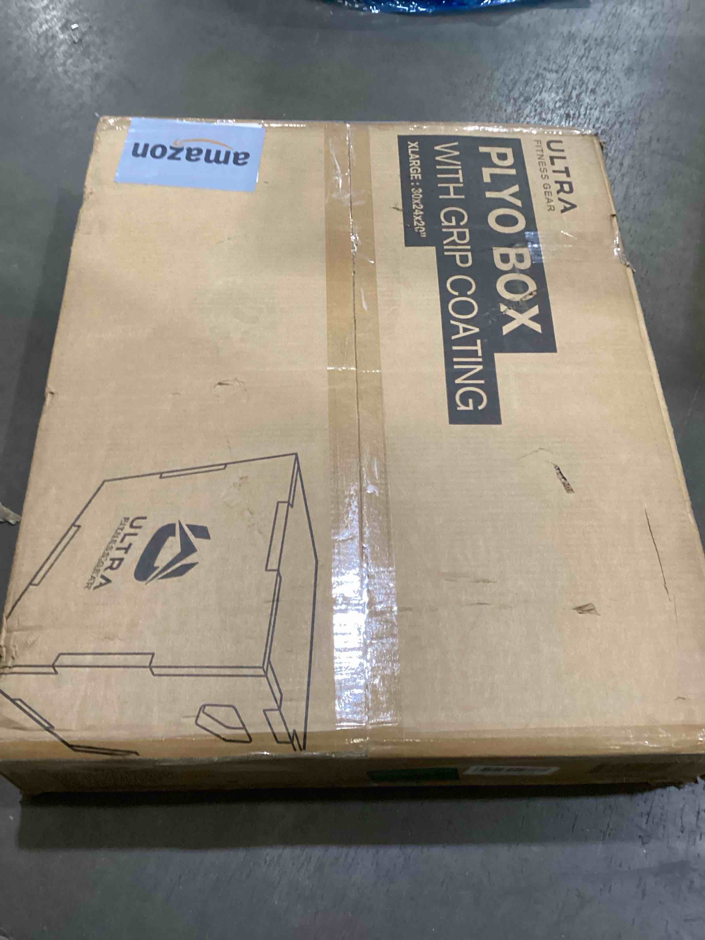 Ultra Fitness Gear Plyo Box - Anti-Slip Wood 3-in-1 Plyometric Jump Box for Training - Squat, Step Up, Box Jumps & More - Workout Box Size 30/24/20 (X-Large) - Home Gym Exercise Equipment