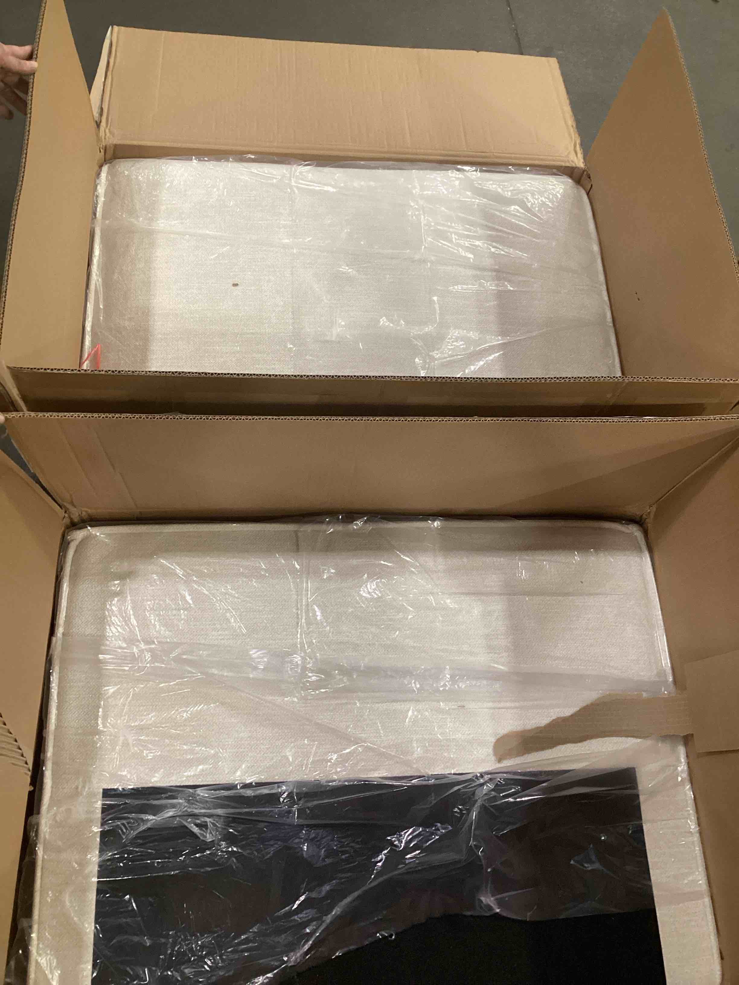 White couch set * missing box #3* 