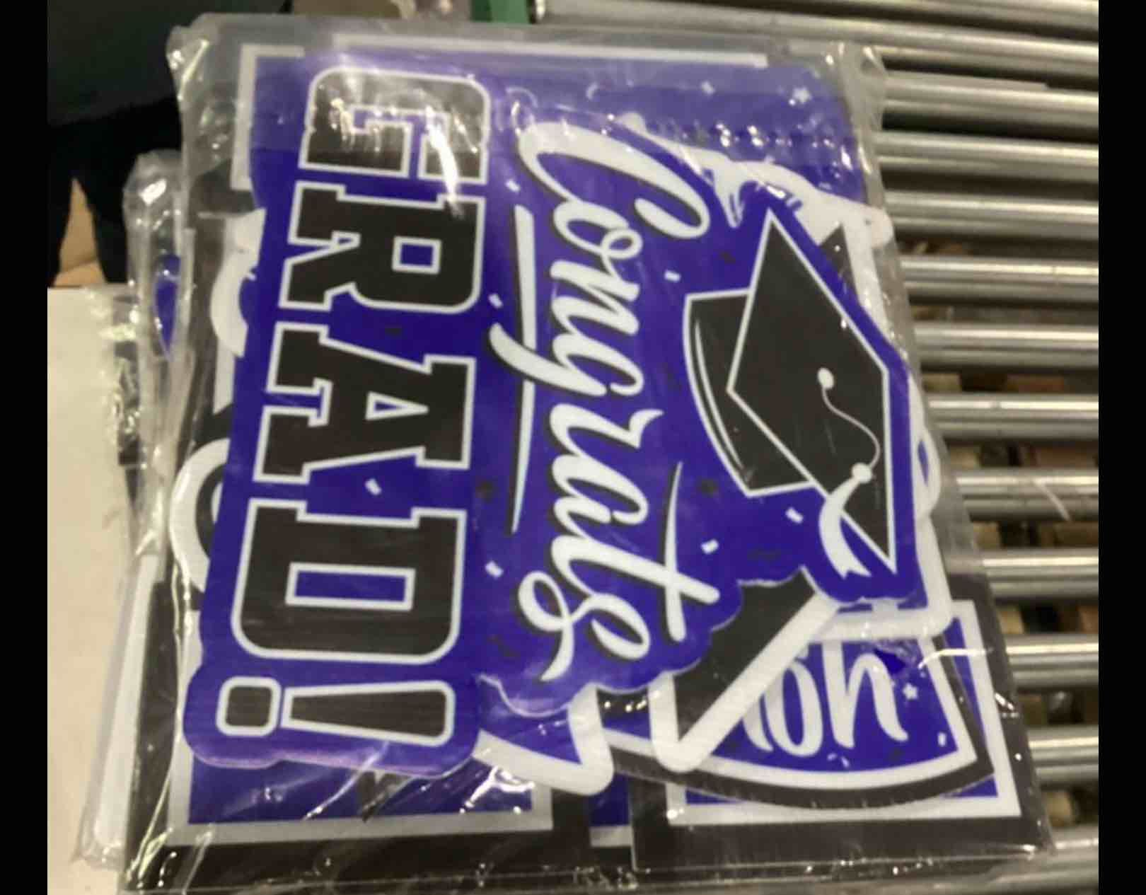 Condition photo showing New/Like New for blue themed graduation decorations 2026 - graduation yard signs class of 2026,congratulate graduation yard signs - graduation party supplies for high school & graduation party decorations blue 2026