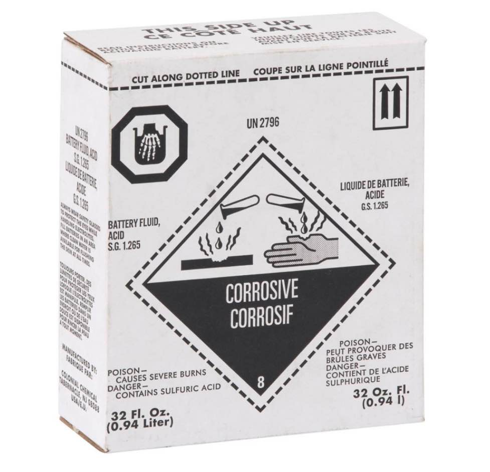 East Penn Battery Acid Fluid 1 Quart