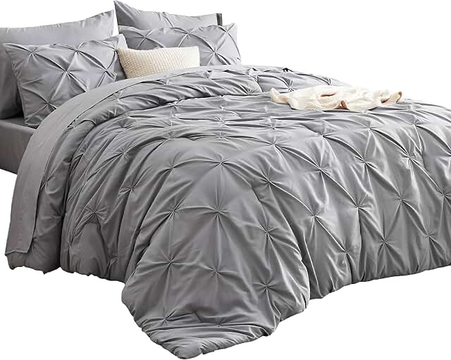 incomplete/Sydney Pintuck Microfiber 7 Piece Comforter Set