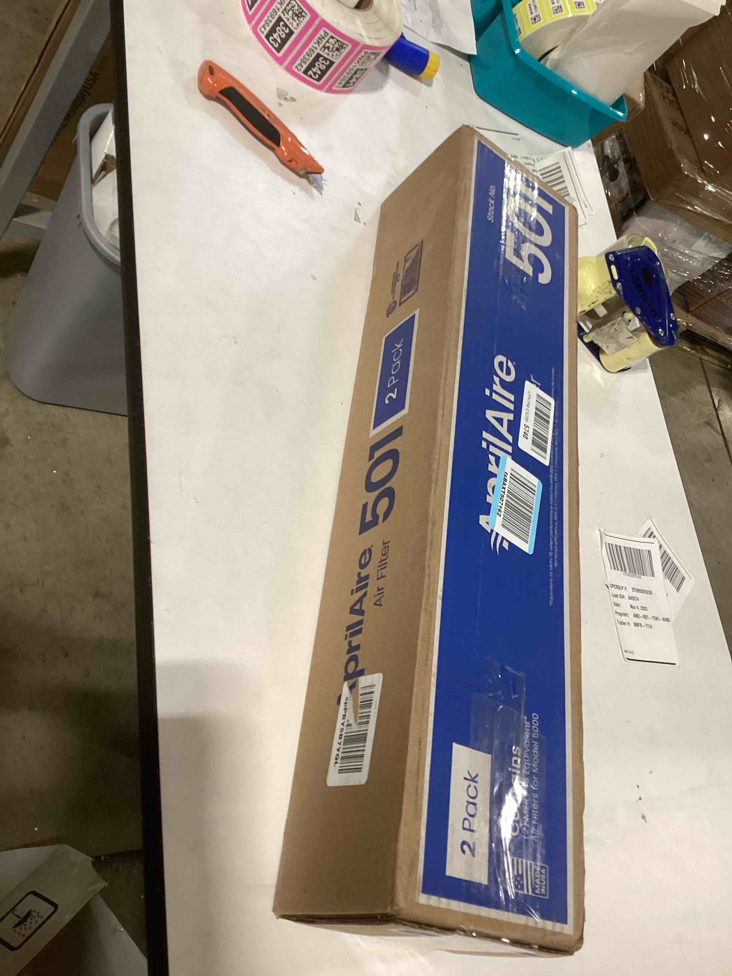 AprilAire 501 Replacement Filter for AprilAire 5000 Whole-House Air Purifier - MERV 15 Equivalent, 1