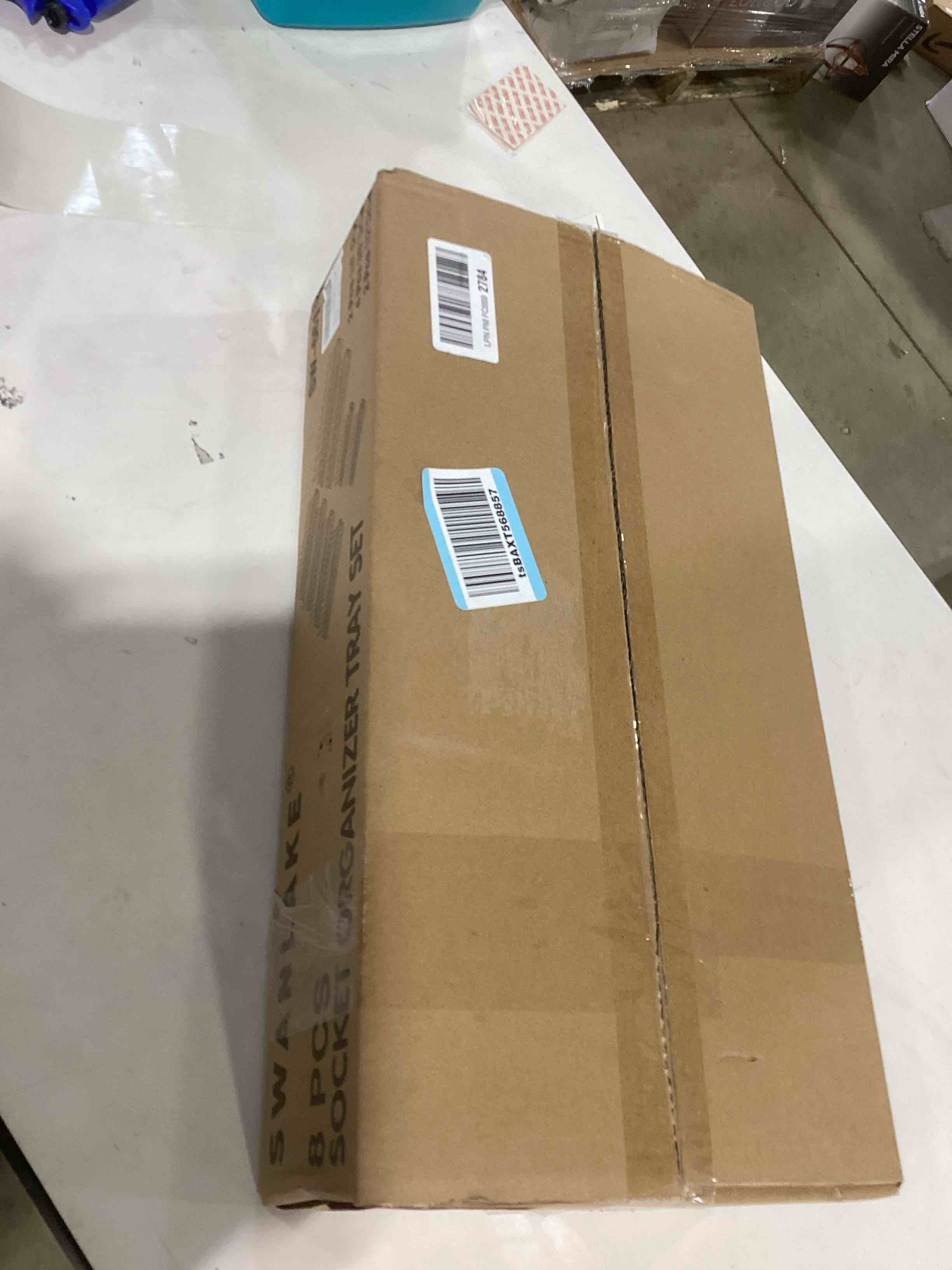 8-piece Socket Organizer Holder Tool Box, Metric & SAE Socket Holder, 2PCS 1/4", 4PCS 3/8", 2PCS 1/2