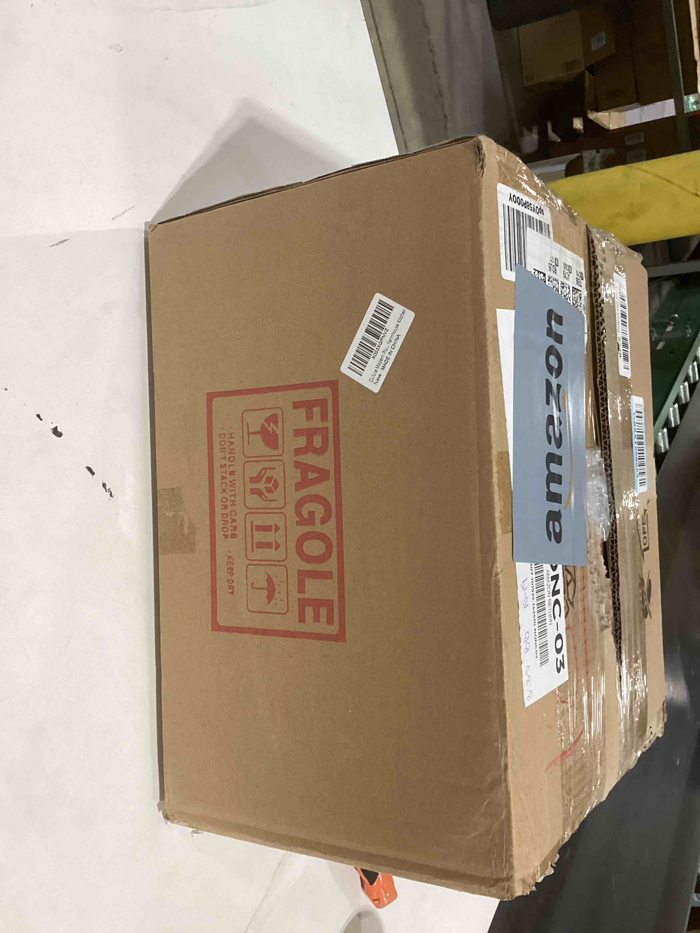 Qufute Amber Plug in Pendant Light, Hanging Lamps for Living Room Plug in Glass Globe Pendant Light,