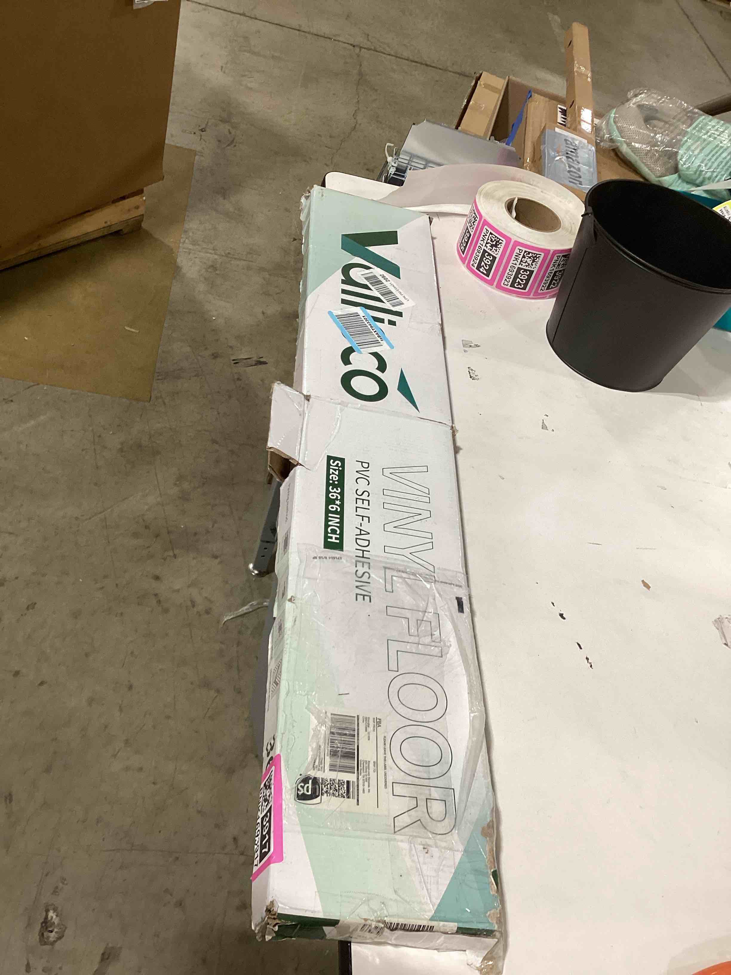 VallisCo Peel and Stick Vinyl Flooring 36 Pack 54 Sq.Ft, Waterproof Vinyl Flooring Peel and Stick fo