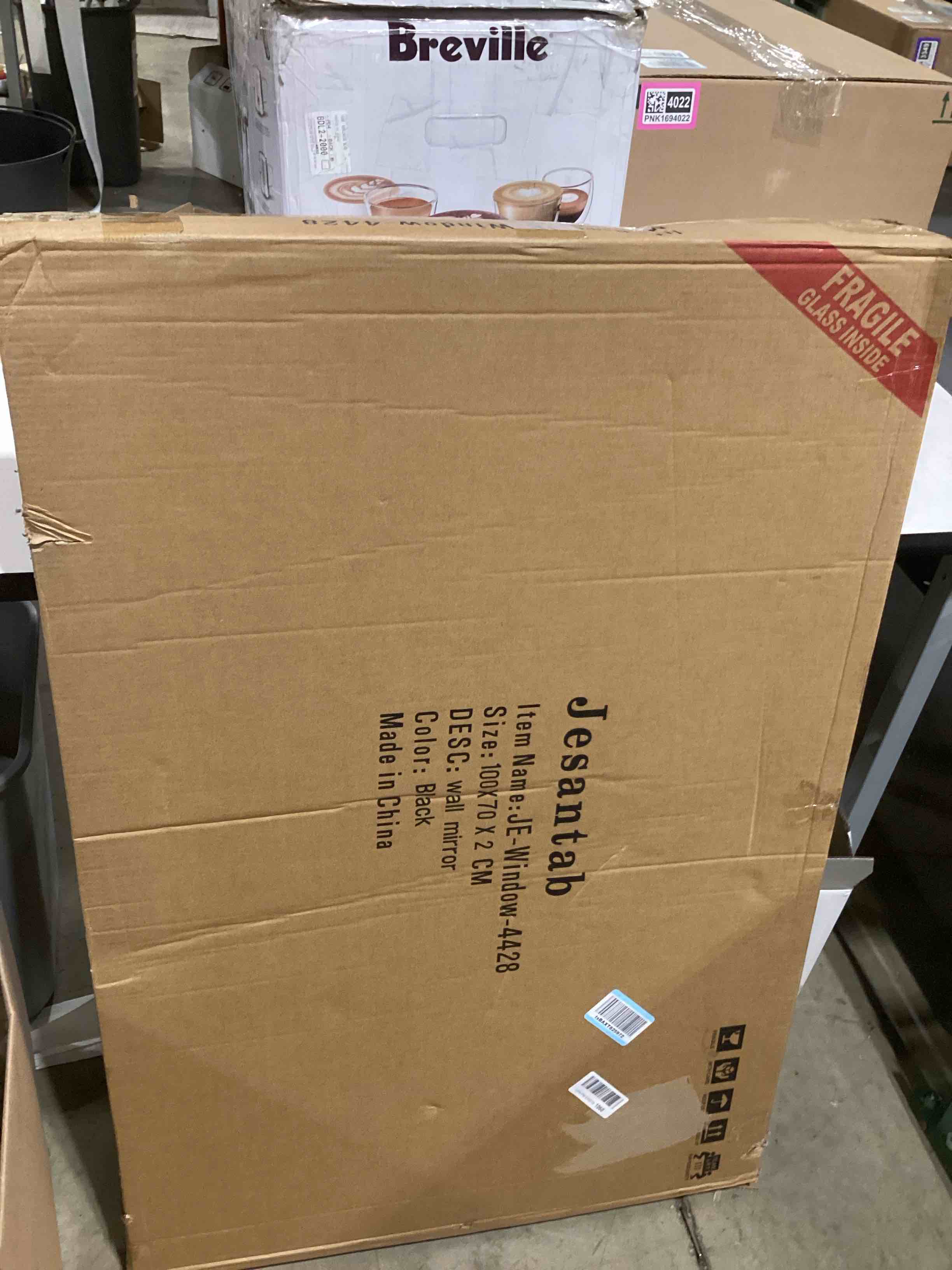 Jesantab Black Window Mirrors for Wall Decor, Farmhouse Wide Arched Mirror, Wood Framed Decorative M