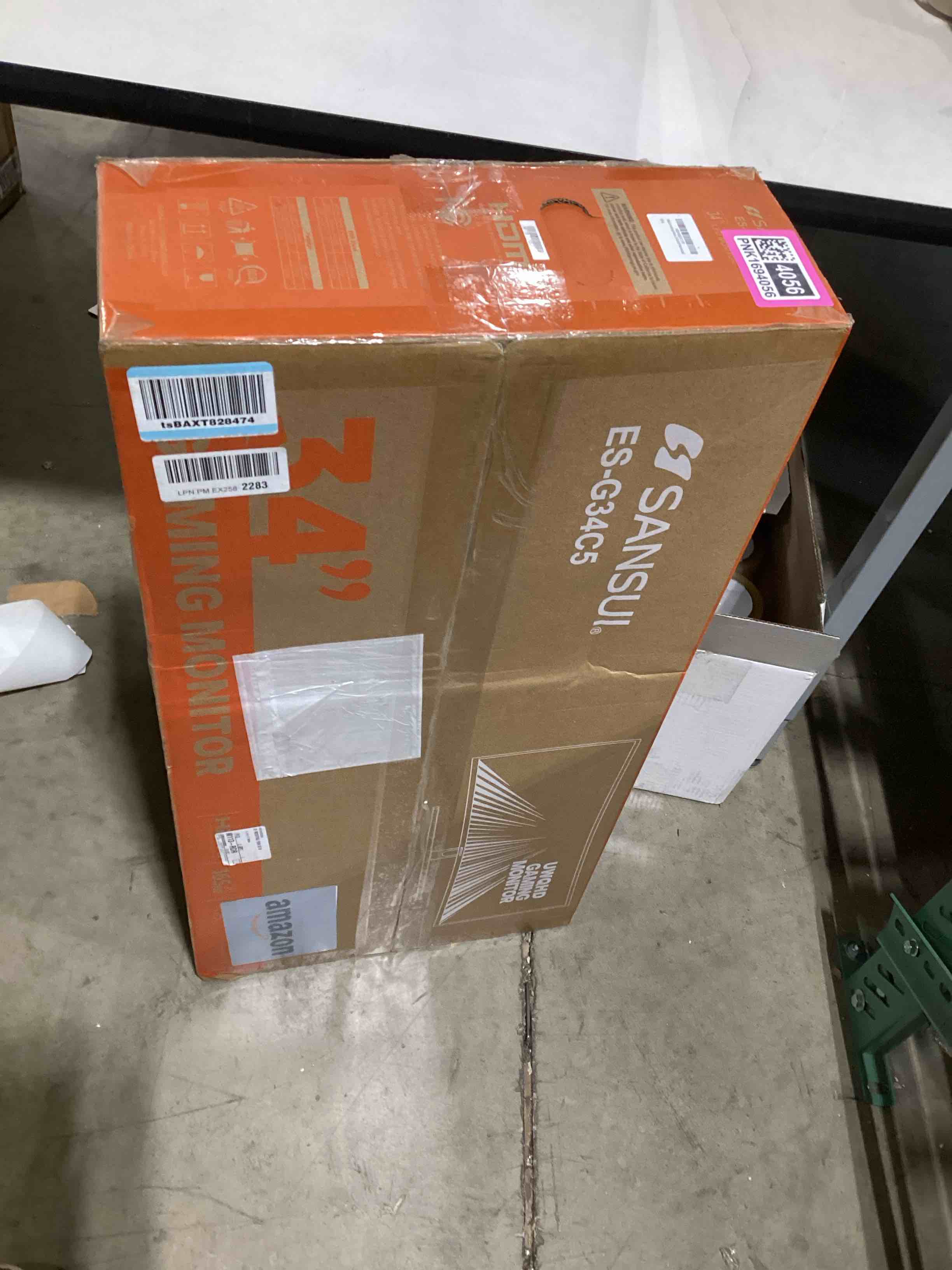 SANSUI 34-Inch Curved Gaming Monitor UWQHD 3440 x 1440 Up to 165Hz Curved 1500R - PIP/PBP, 1ms(MPRT)