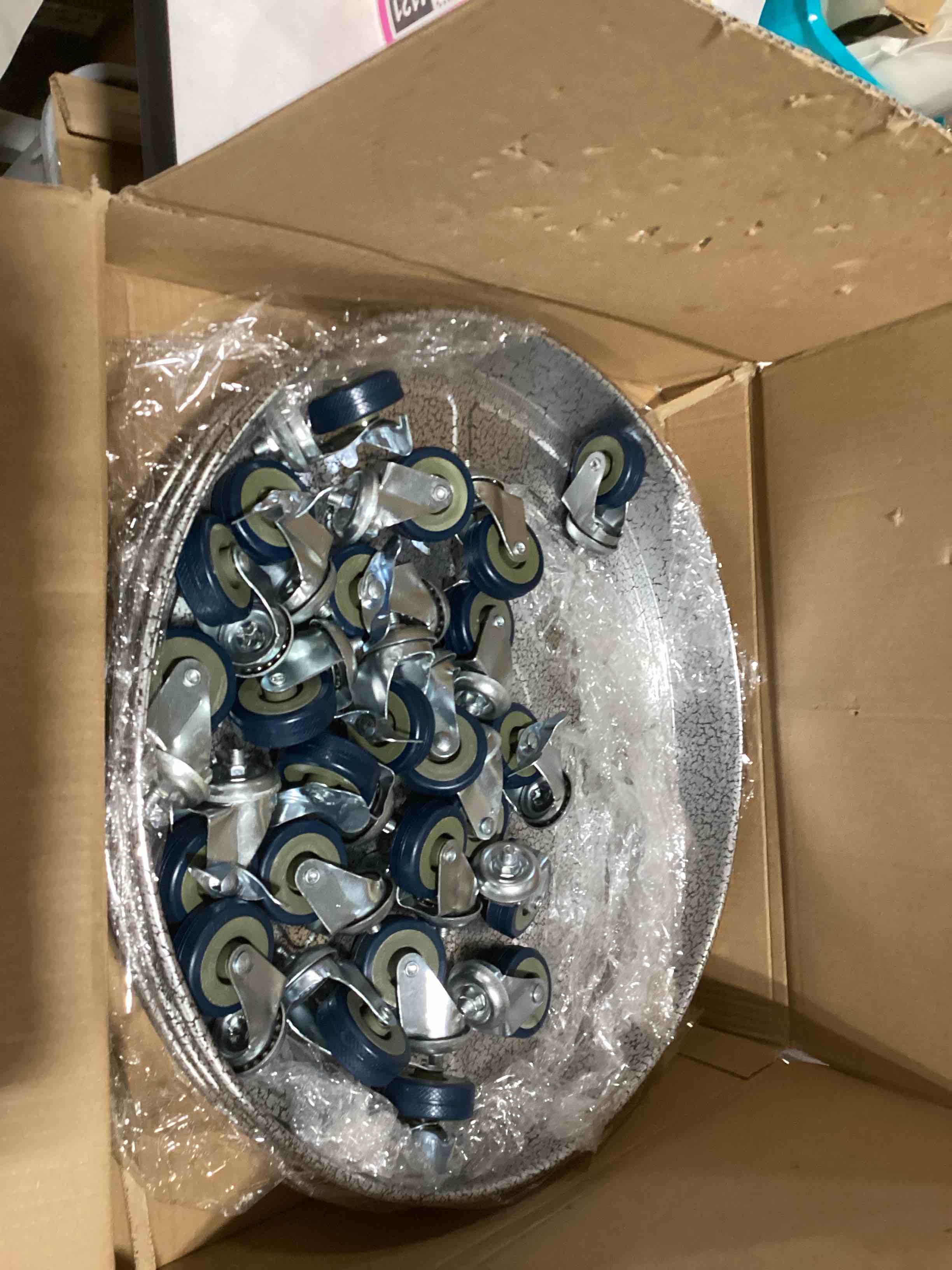 Finnhomy Stem Caster Wheels 2 Inch Heavy Duty Threaded Swivel Casters 3/8"-16x1 Set of 4 Premium Polyurethane Wheels PU Anti-wear Smooth Casters, Black