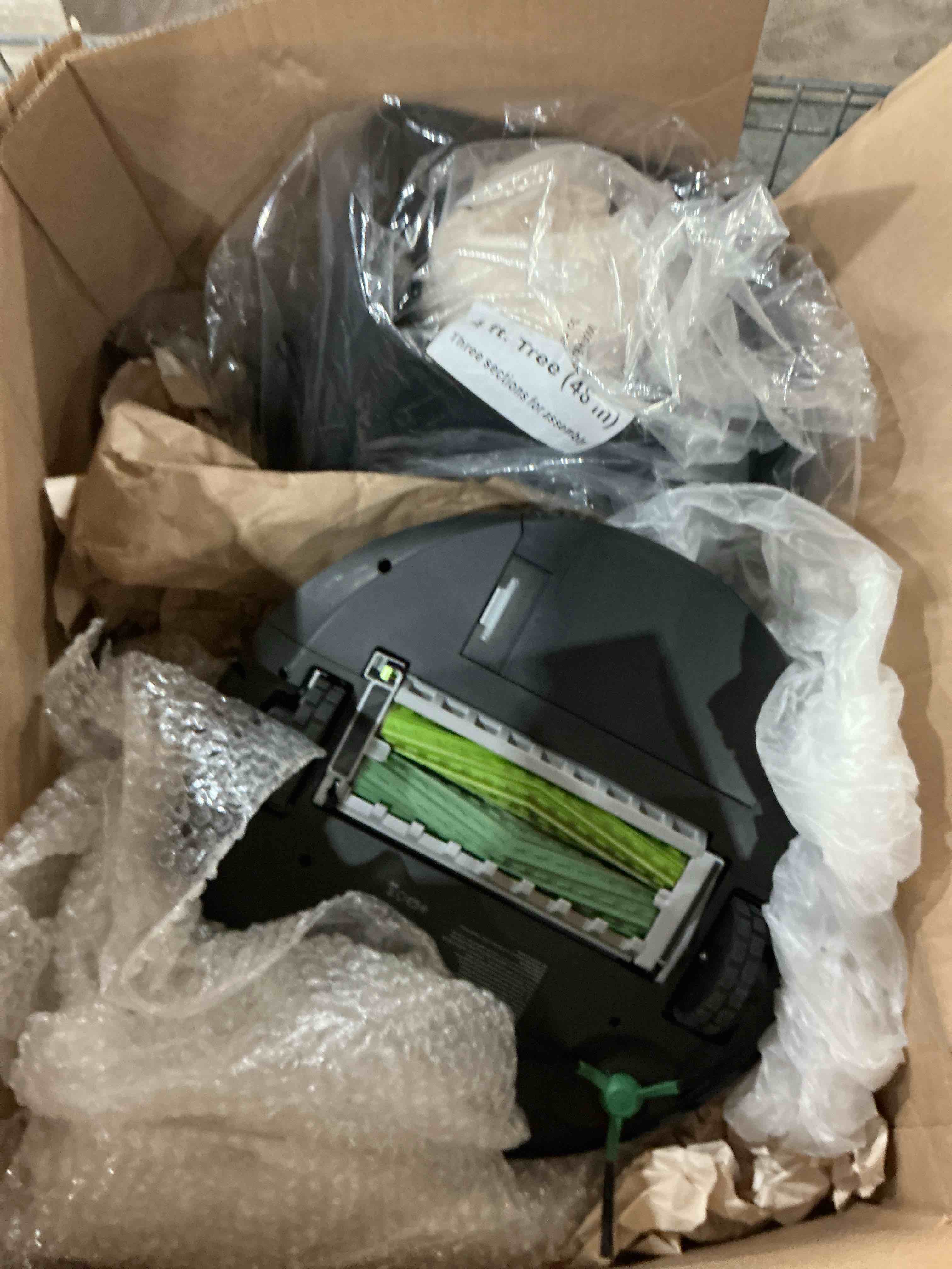 Condition photo showing As Is for iRobot Roomba Plus 504 Vac Robot Vacuum with AutoEmpty Dock - Superior Power-Lifting Suction, Anti-Tangle Dual Rubber Brushes, Perfect for Pet Hair, Self-Empties for 75 Days, Avoids Obstacles, LiDAR