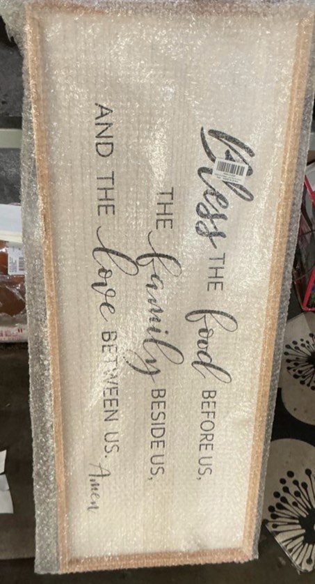 Condition photo showing New/Like New for Dining Room Wall Decor 40"×15"