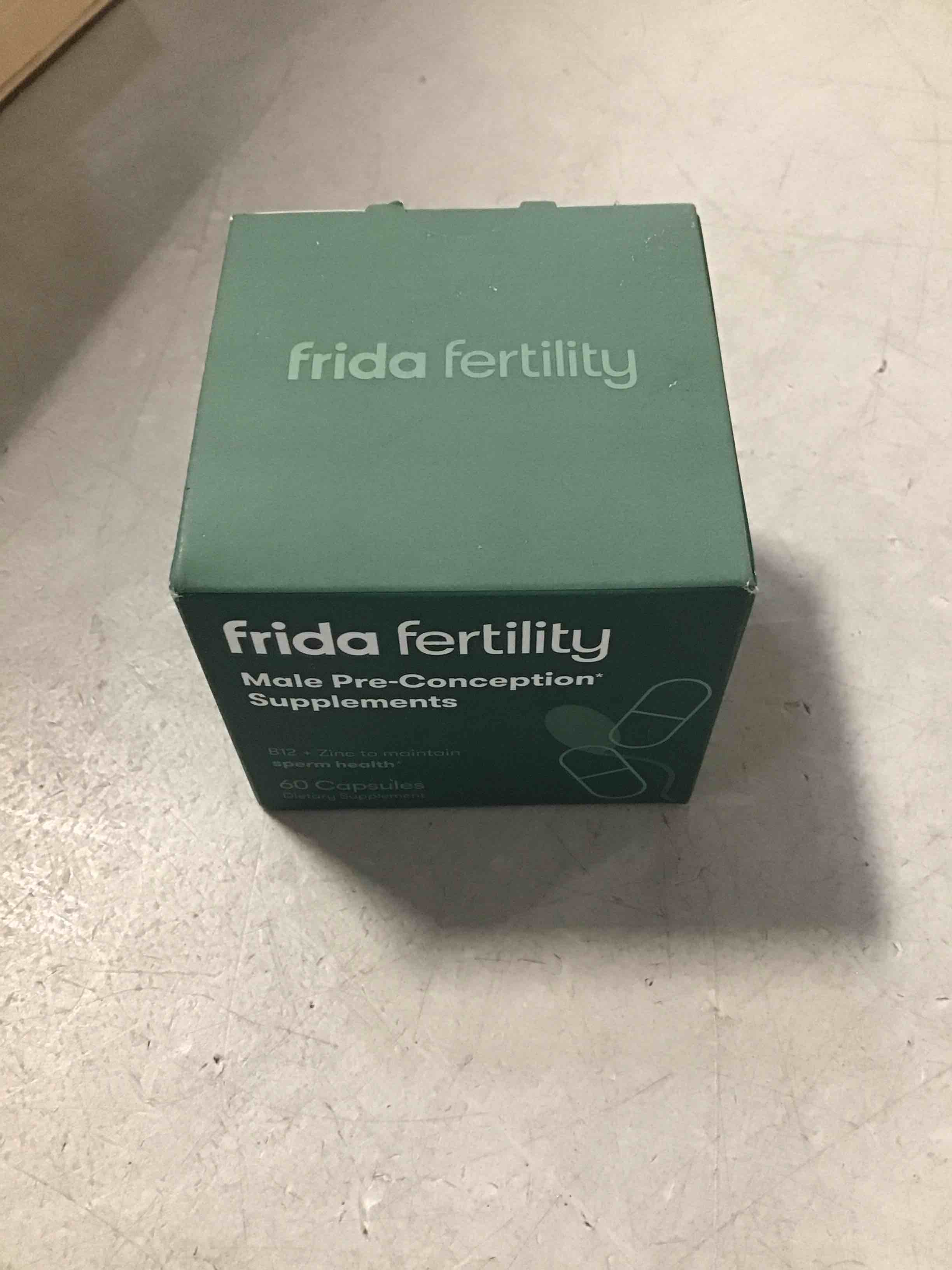 (EXP:1/4/25)FRIDA FERTILITY - 60 CAPSULES MALE PRE-CONCEPTION SUPPLEMENTS